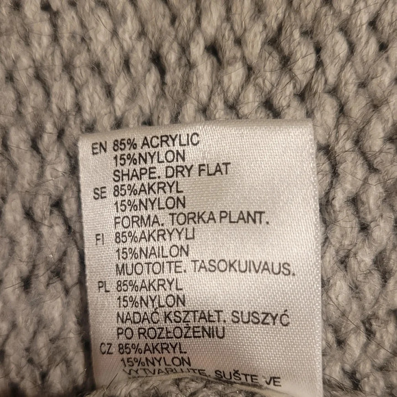 KappAhl Chunky Knit Thick Crossover Sweater Vest sz L - Picture 10 of 13